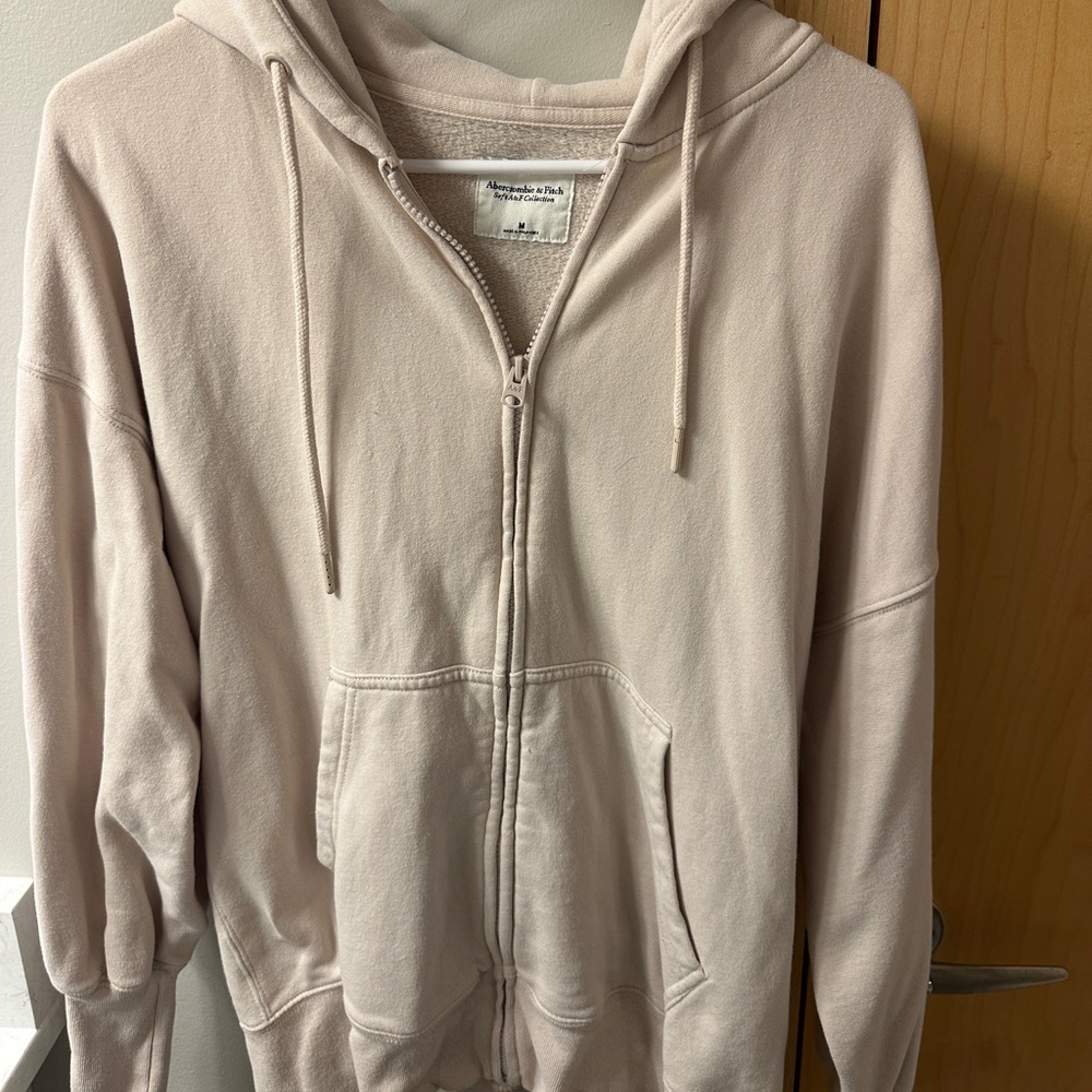 Abercrombie & Fitch Cream Hoodie